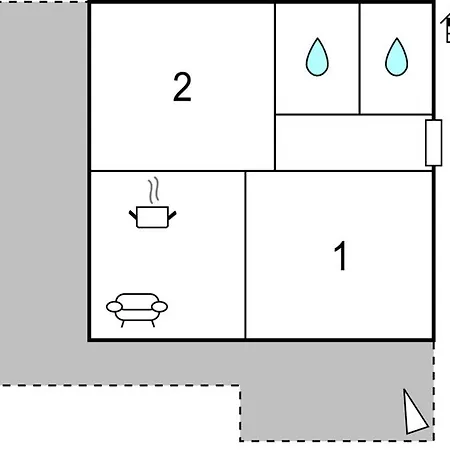 Two-bedroom With Sea View In Okrug Gornji アパート *
